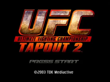 UFC Tapout 2 (USA) screen shot title